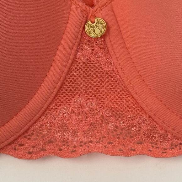 Natori Bliss Perfection Underwire Contour Bra Papaya Size 32D 721154 NEW - Picture 4 of 9